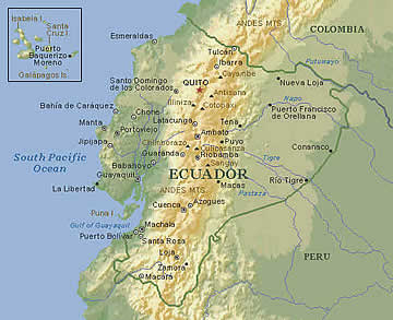 Ecuador map