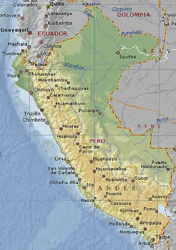 Peru map